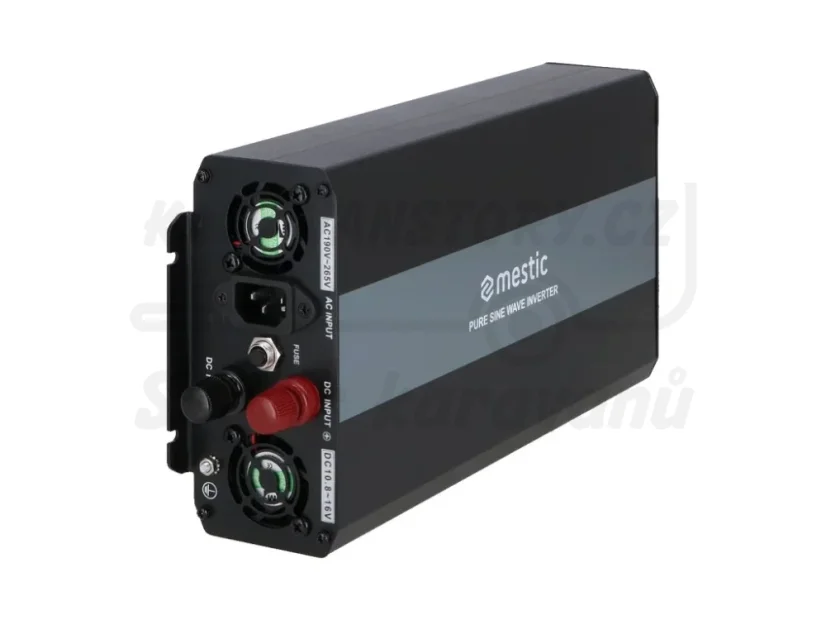 Měnič napětí Mestic 500W čistý sinus - automatický přepínač zdroje