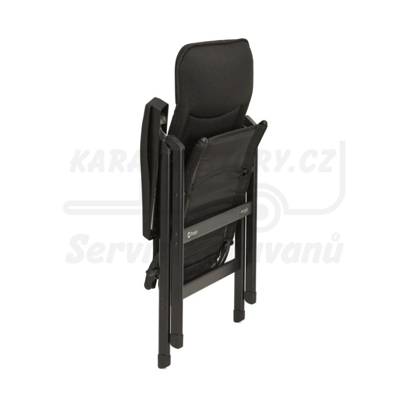 Kempingové křeslo Selencia Berger by Westfield - černé
