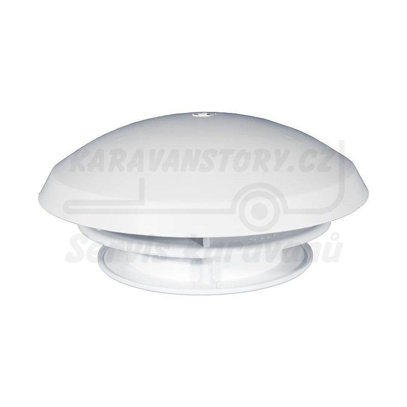 Střešní odvětrávání Knorz 190 mm s hadicovou přípojkou 60 mm, bílé