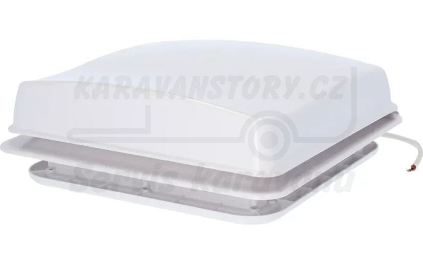 Střešní ventilátor Turbo Vent Berger 28x28cm 12V - bílý