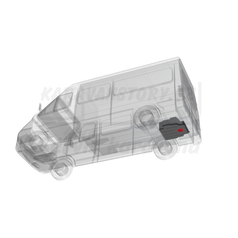 Odpadní nádrž 67 litru pro Renault Master