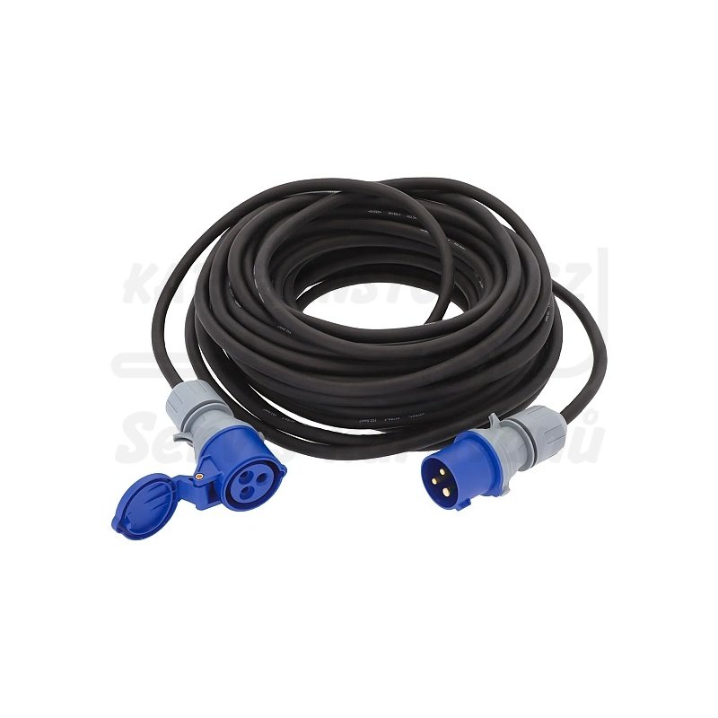 Připojovací kabel Berger CEE se zástrčkou CEE a zásuvkou CEE, 25 m
