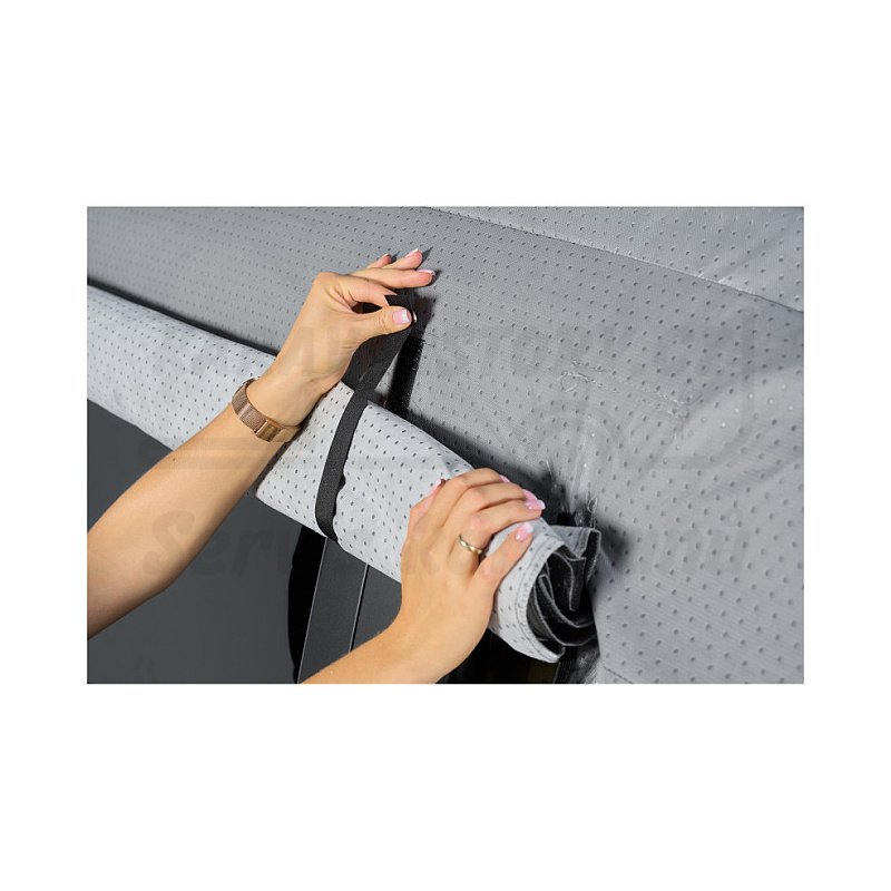 Premiová celoroční krycí plachta pro karavany s bočním otvíráním - Velikost plachty délka / šířka: 620-650cm / 250cm