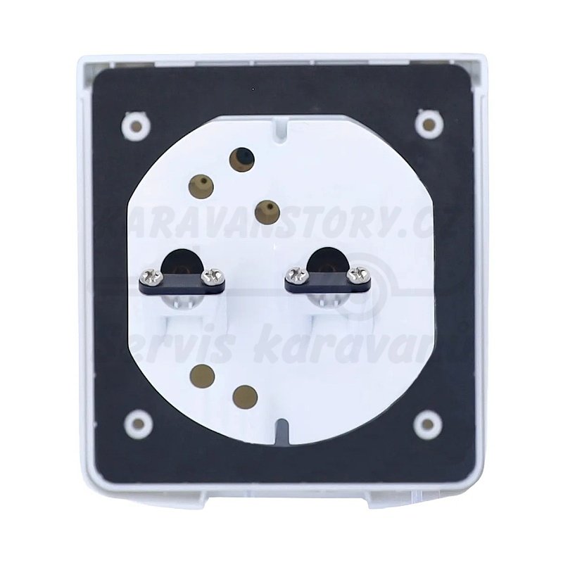 Schwabe multifunkční zásuvka pro karavany vč. 1x Schuko 230V/2x SAT/1x USB A/1x USB C