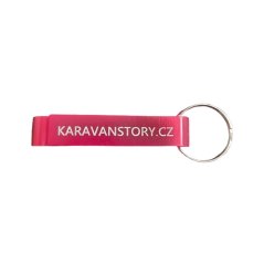 Klíčenka s otvírákem na láhve z hliníku