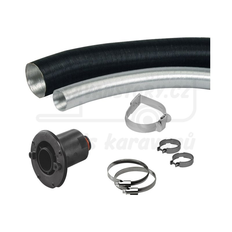 Vnitřní stěnový komínek Truma WK, kompletní sada